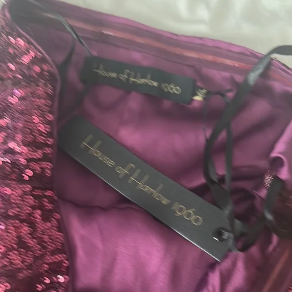 House of Harlow 1960 Red Sequin Strapless Bodycon Dress - Picture 8 of 8